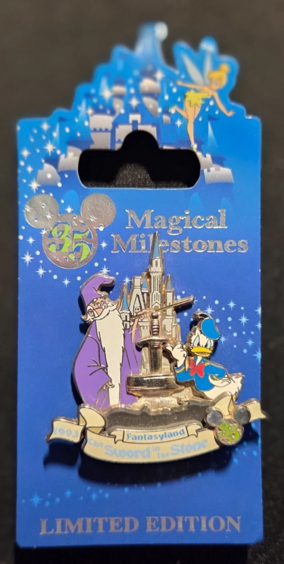 DISNEY Pin Sword in the Stone Ceremony Merlin WDW 35 Magical Years 2006 LE 2500