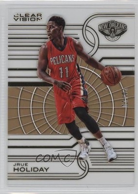 2015-16 Panini Clear Vision Gold 10/10 Jrue Holiday #81 l2o