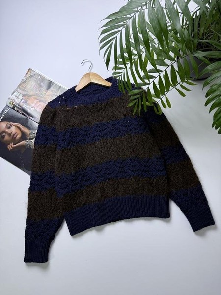 Women Bimba y lola Sweater Brown Mohair S