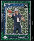 2024 Donruss Optic #229 Drake Maye Green Velocity Rookie RC Patriots