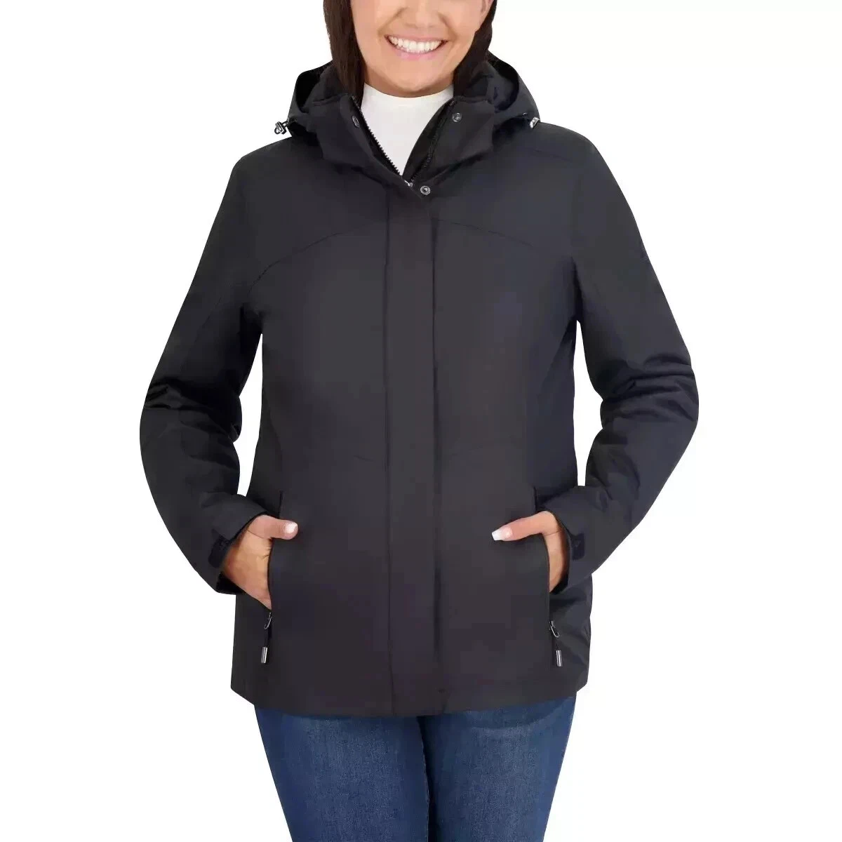 Gerry Ladies’ Snow Ski Jacket – Black, Size S