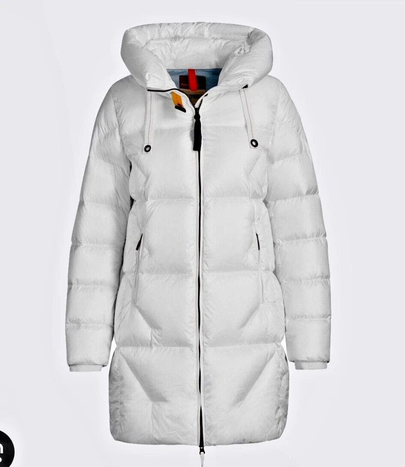 Новый с Ярлыками $775 Parajumpers Джанет пуховик пальто off-белый совершенно новый с ярлыками из Италии - Изображение 3 из 4