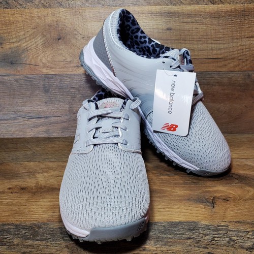 New Balance Women's Fresh Foam Breathe Golf Shoes Size 6 Light Gray White NEW