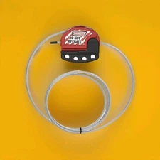 New🍁Master Lock S806 | Adjustable Cable Lockout | 15ft x 4mm | S806CBL15