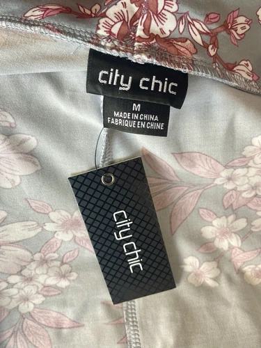 CITY CHIC Zora Floral Robe Grey Plus Size M BNWT [RRP $99.95] - Picture 9 of 11