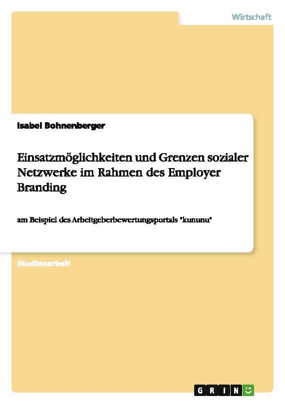 Thumbnail - Einsatzmöglichkeiten Und Grenzen Sozialer Netzwerke Rahmen Des