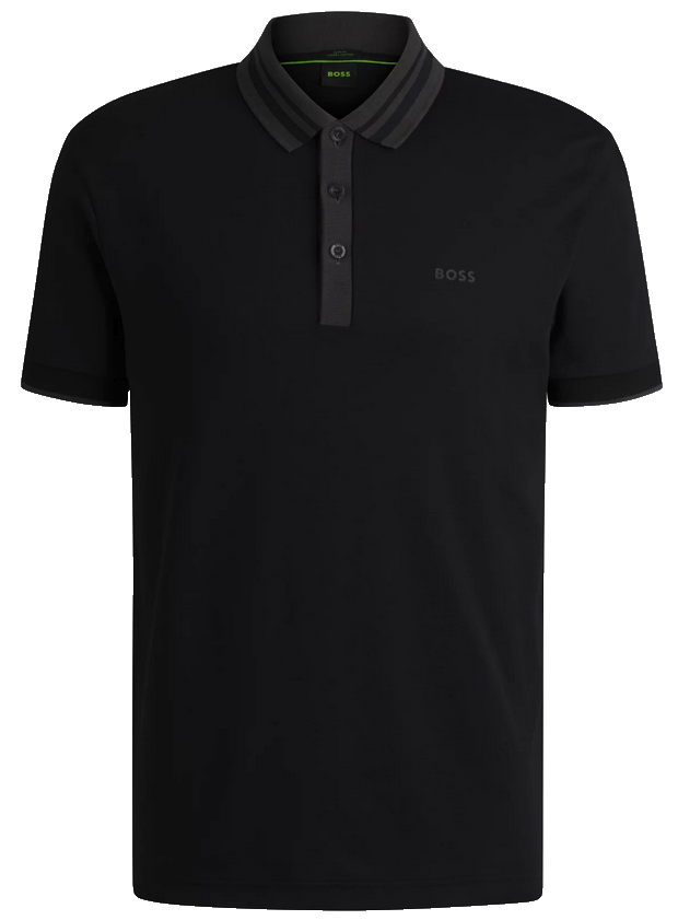 HUGO BOSS PAULE TAPE BLACK POLO MEN 50533272001 | eBay