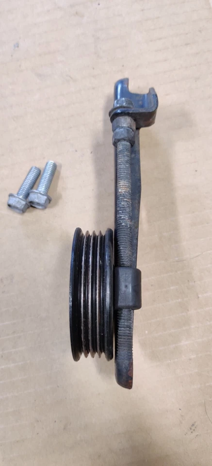 Subaru Outback 2005-2009 correa de transmisión de CA rueda loca polea de acero soporte tensor aire acondicionado Foto 4 de 4