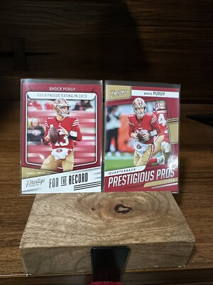 #ad Brock Purdy Inserts Prestigious Pros And For The Record $2.00