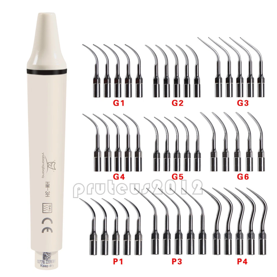 Dental ZEG Ultraschall-Scaler Handstück /Scaler Tips Spitze Fit EMS WOODPECKER