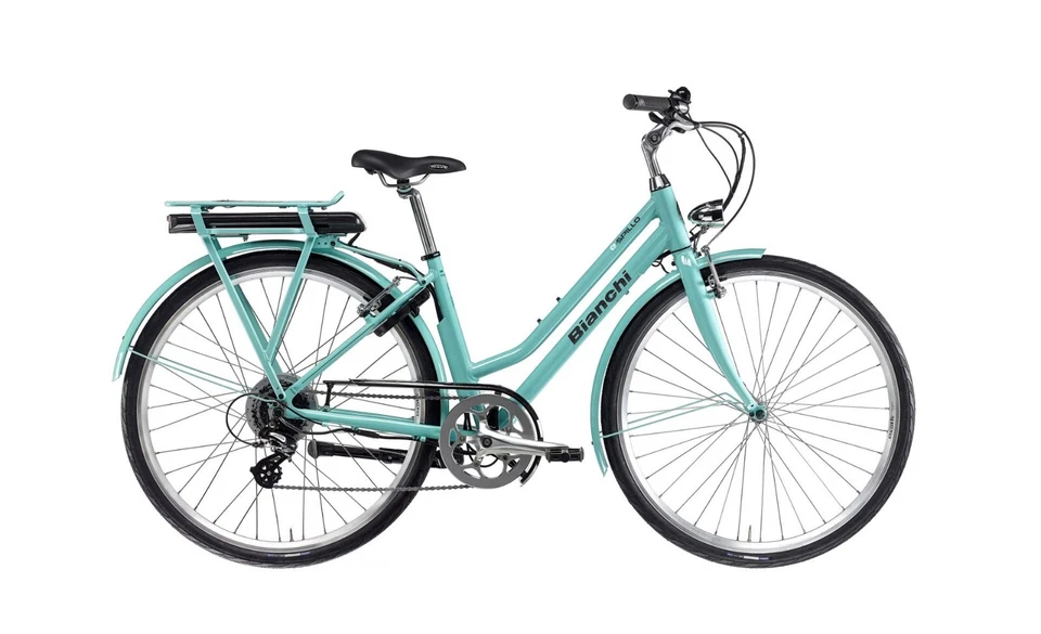 Bici BIANCHI E-SPILLO CLASSIC donna Rear Motor - Altus 1x8sp V-brake. - Immagine 2 di 2