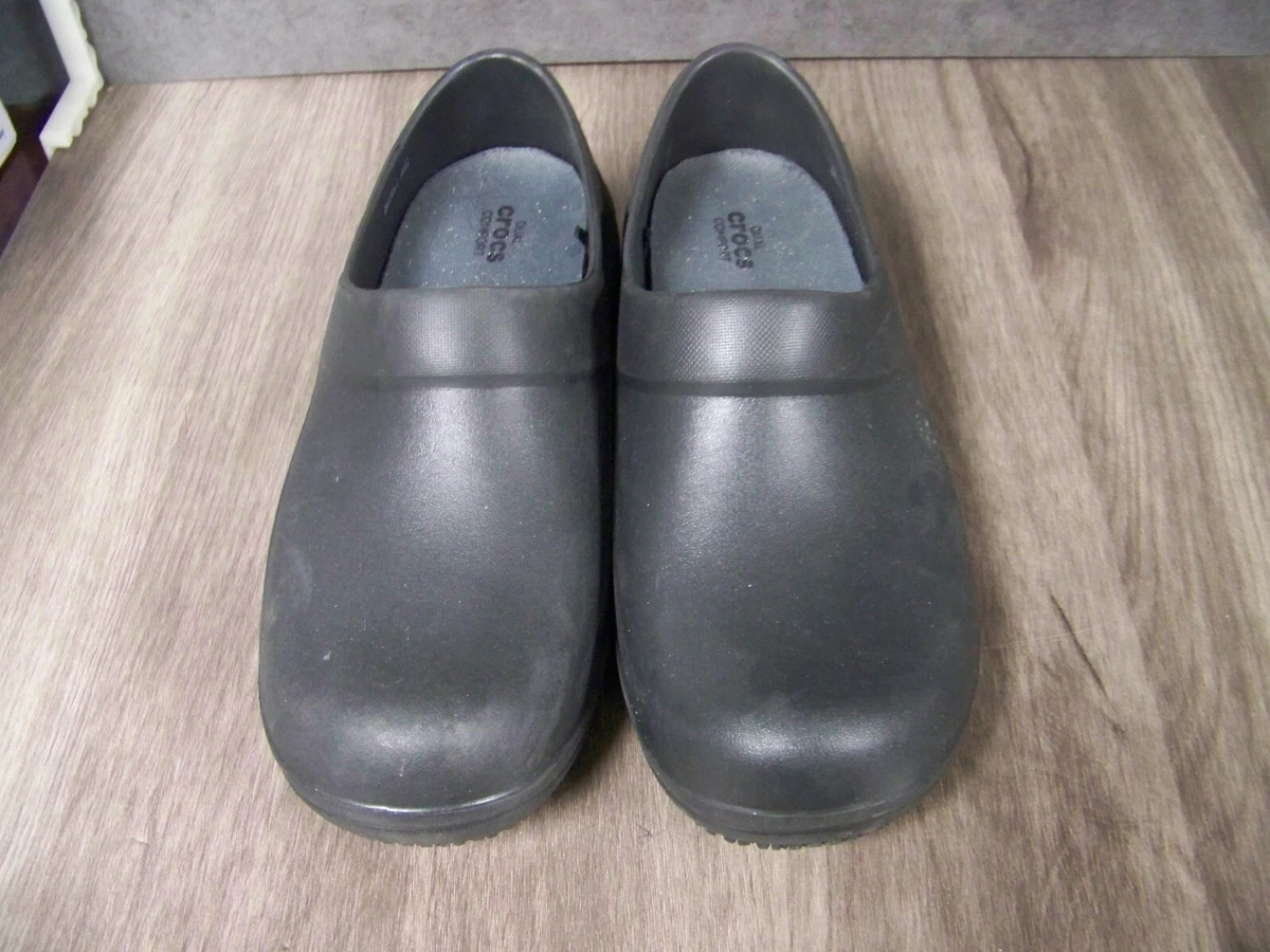 Black nursing crocs online
