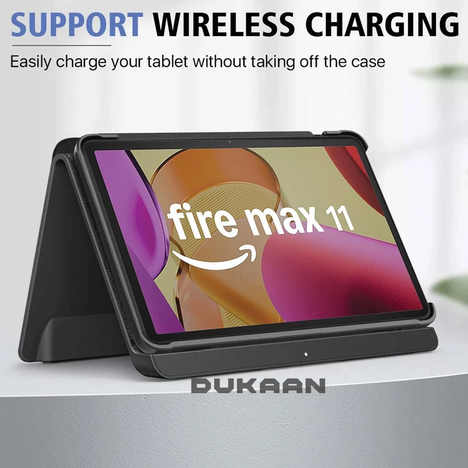 Smart Stand Tab Case For Amazon fire max 11 tablet 13th Generation 2023 Cover - Image 2 of 4