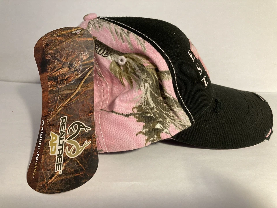 NWTF Baseball Hat Cap Northwest Wildlife Turkey Federation Adjustable Camo PINK - Image 2 of 4