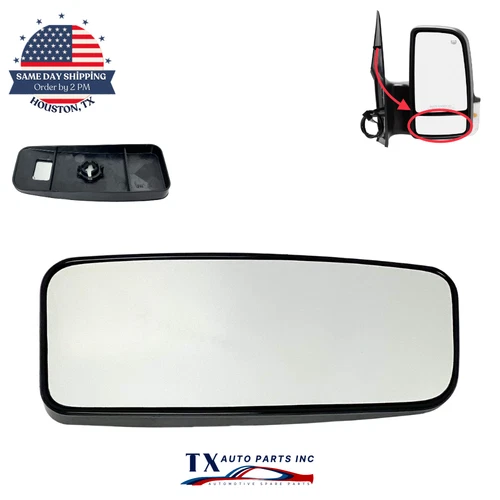 For 2008-2017 DODGE FREIGHTLINER MERCEDES SPRINTER Passenger Side Mirror Glass