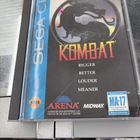 Mortal Kombat (Sega CD, 1993) CIB Complete Game Good Shape