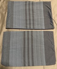 Pottery Barn Teen 2-Blue Stripe Standard Shams