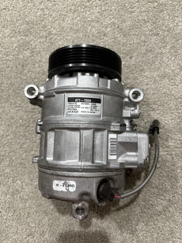 ¡NUEVO! Compresor de aire acondicionado OEM DENSO CON EMBRAGUE BMW 2008-2013 M3 / 2006-2010 M5 M6 Foto 4 de 4