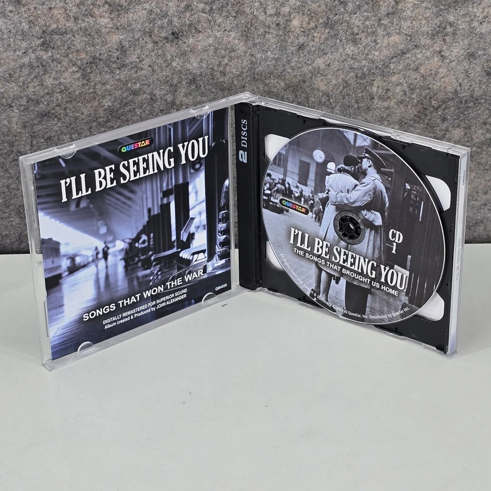 I'll Be Seeing You Songs That Won The War 2 CD Set Digitally Remastered Questar - Image 3 of 4