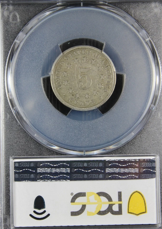 1882 VF25 Shield Nickle, PCGS 54147863 - Image 4 of 4