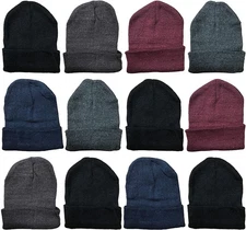 Yacht & Smith 12 Pack Winter Beanies & Gloves For Men & Women, Cold Resistant