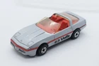 Matchbox Silver 1983 Corvette Convertible Macau 1/58 Vintage Diecast