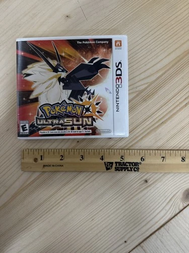 Pokémon Ultra Sun - Nintendo 3DS (2017) - Complete w/ Case & Manual