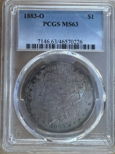 1883   Morgan Silver Dollar - PCGS MS63 - 90% Silver - Toning