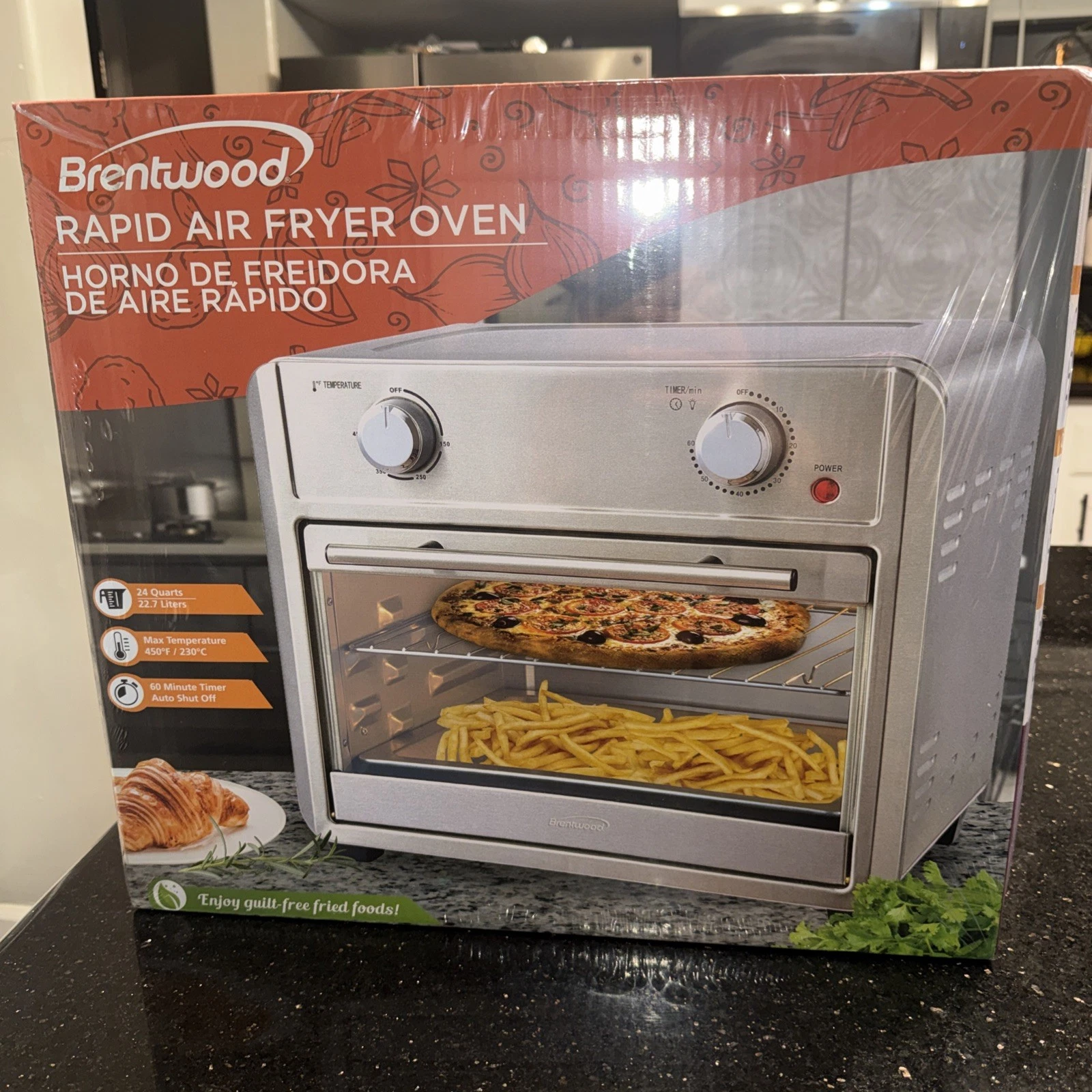 Brentwood AF-2400SI 24-Quart Convection Air Fryer Toaster Oven with 60-Minute...
Opens in a new wind