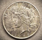 1928-S PEACE SILVER DOLLAR** A VERY FINE COIN ** (7836)