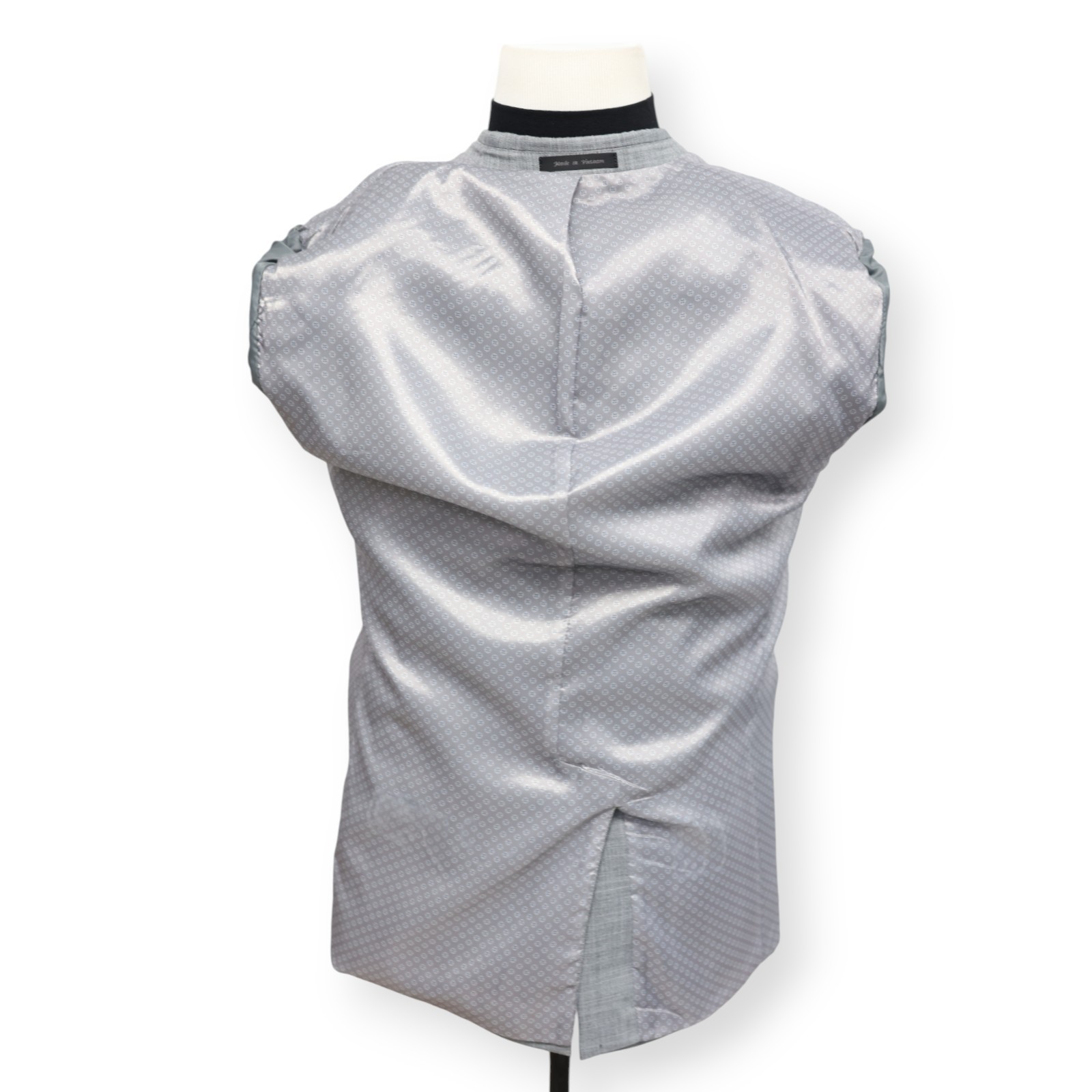 CHAPS mens solid light gray two button sport coat… - image 6