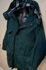 MINT! Vintage Eddie Bauer Mountain Parka wool Lined Storm Coat Jacket Sz M  o2