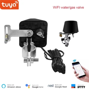 Tuya Smart WiFi Robinet d'eau à gaz 12V Valve de contrôle sans fil intelligente Alexa Goo