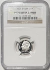 2009 S Roosevelt Dime NGC PR70 Ultra Cameo Silver Proof Coin 10C