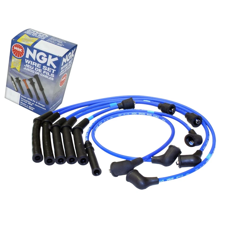 Новый NGK 9056 NE 77A свеча зажигания провод набор подходит 84-89 Nissan 300ZX 3.0L-V6 - Изображение 3 из 4