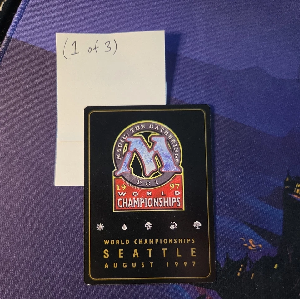 MTG 1x Force of Will World Championship Gold Border Seattle Paul McCabe LP - Image 2 of 4