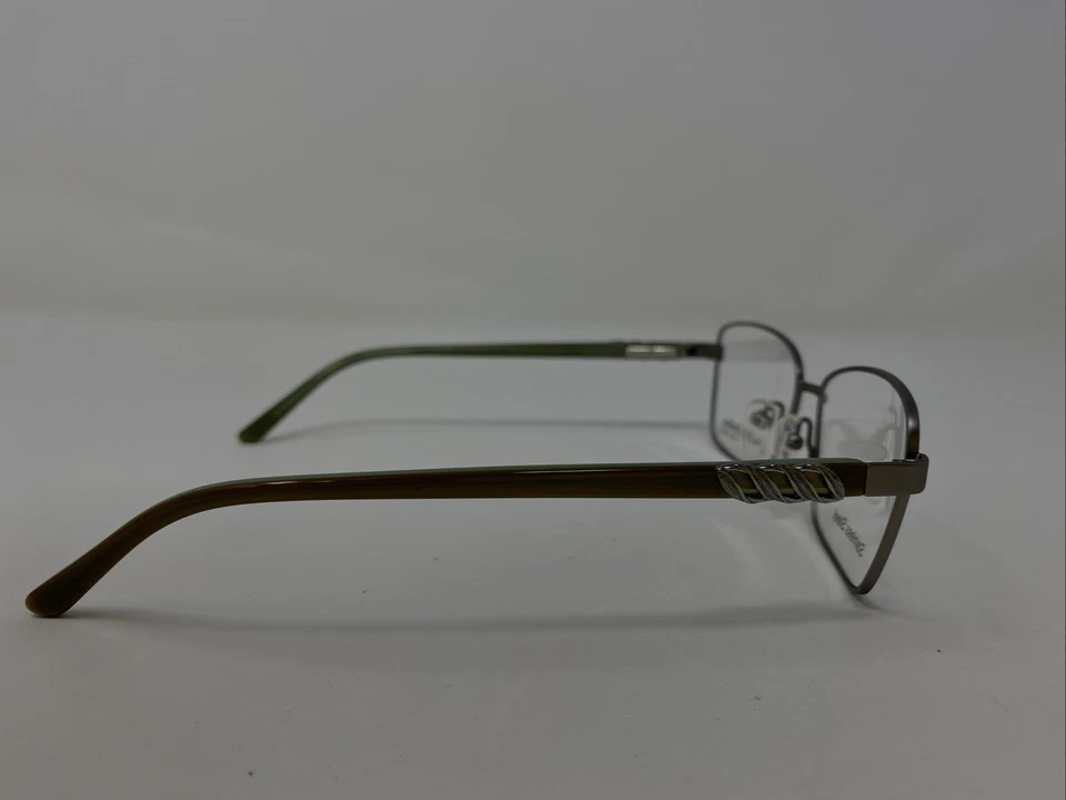 Elizabeth Arden EA 1164-3 52-14-135 Shiny Silver Full Rim Eyeglasses Frame QJ00 - Image 4 of 4