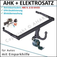 AHK ES7 FüR Renault Megane III FließHeck 09- AnhäNgerkupplung Eph-Deaktivierung