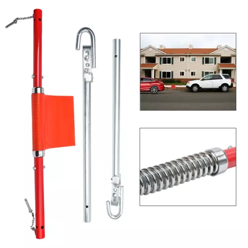 3 Ton 3000kg Towpole Car Van Recovery Towing Bar Tow Pole + Damper Spring + Bag - Picture 4 of 15