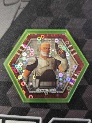 CAPTAIN REX Star Wars Topps Galactic Connexions Green Border Foil #39