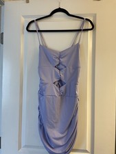 shein dress  large new Ruched with Sexy Cut Outs