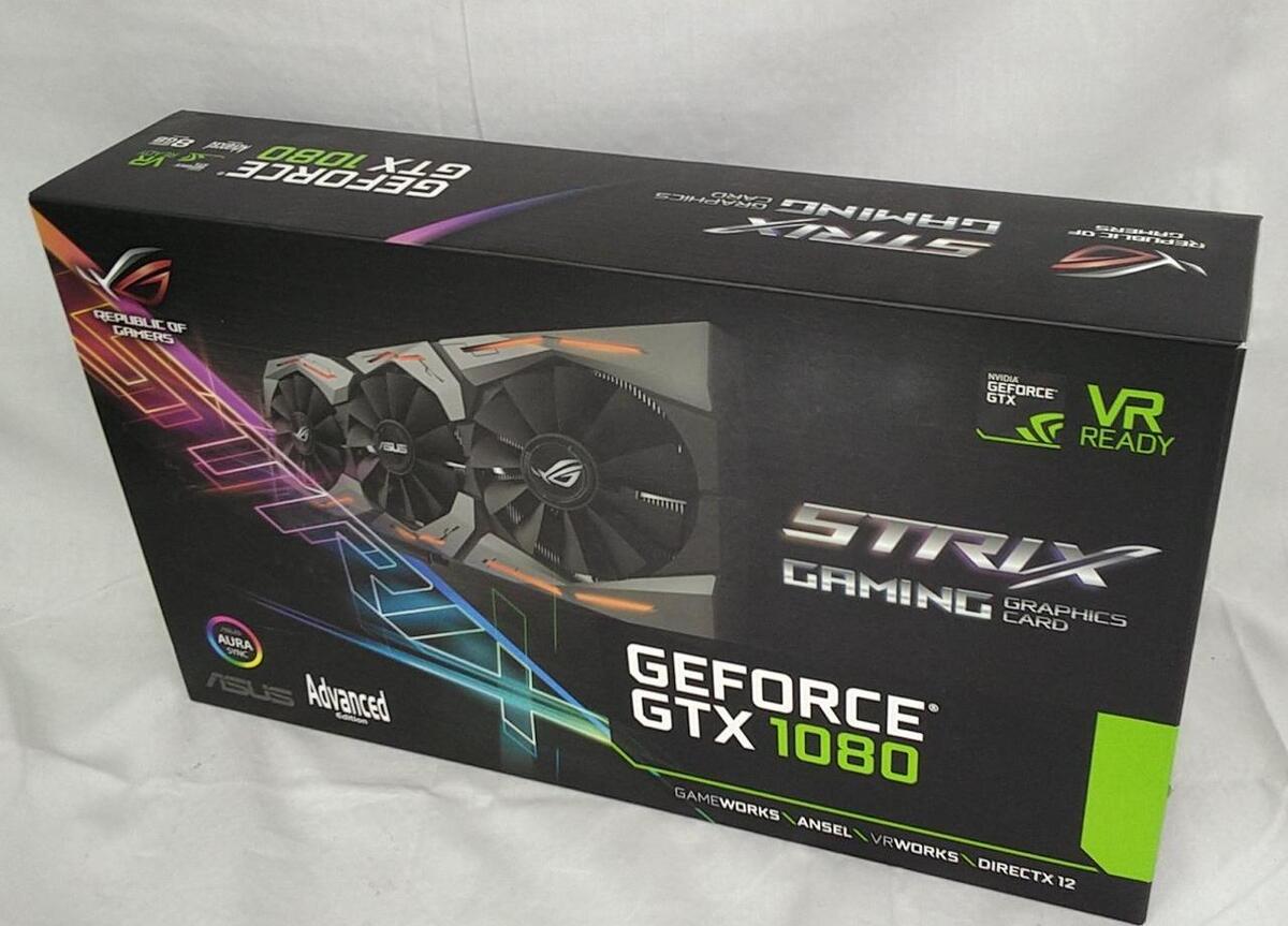 ASUS GRAPHICS BOARD STRIX-GTX1080-A8G-GAMING IN WORKING ASUS GRAPHICS BOARD STRIX-GTX1080-A8G-GAMING IN WORKING