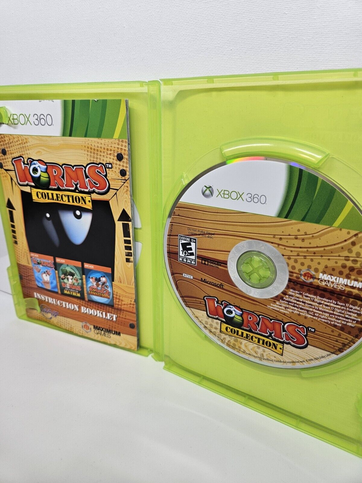 🪱Worms🪱 [VERY GOOD] Collection (Microsoft Xbox 360, 2013) +complete+ ✔️