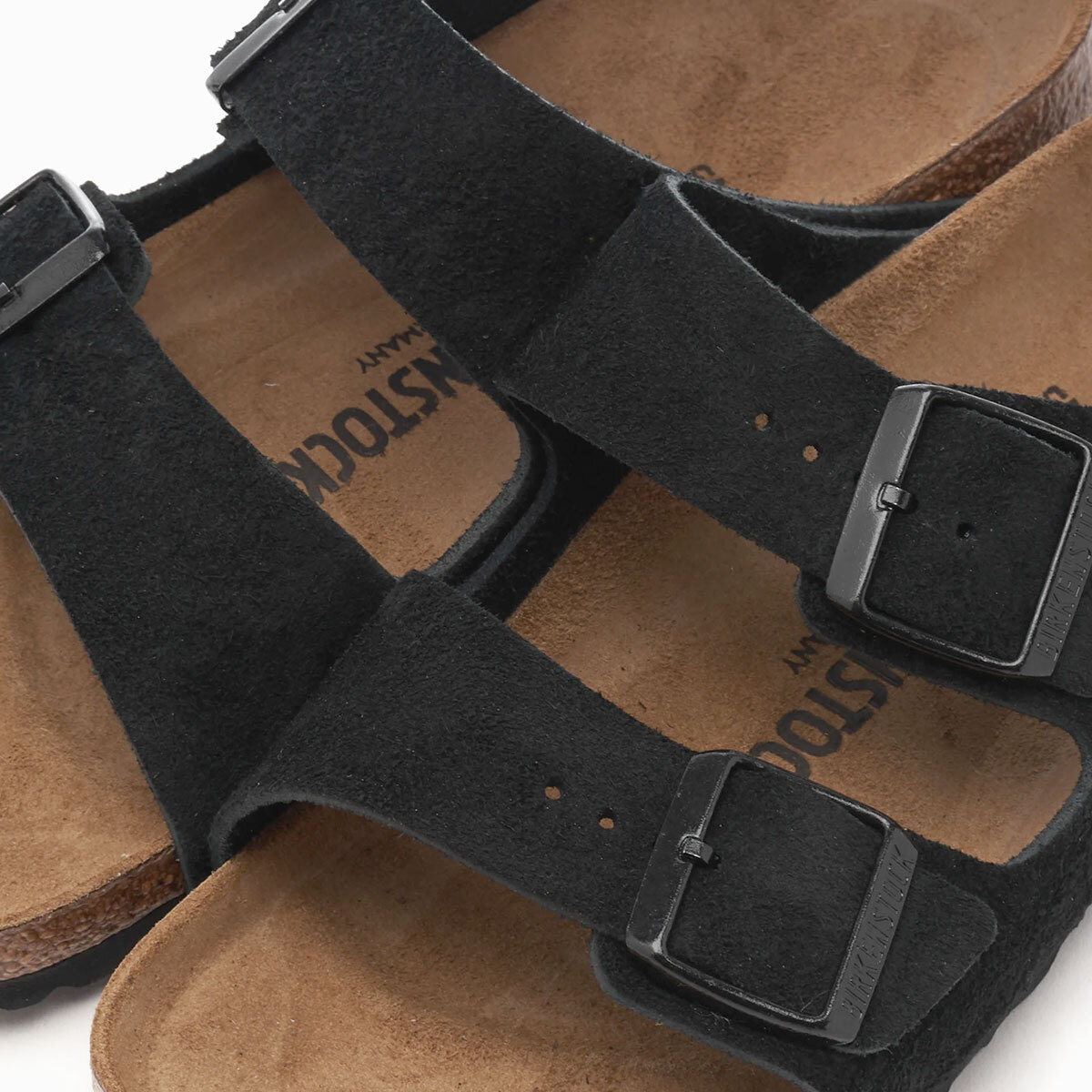 BIRKENSTOCK|SANDALS (Arizona BS BLACK (1027164)) New Womens BIRKENSTOCK ARIZONA BS Narrow 1027164 BLACK SUEDE