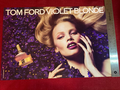 Model Lara Stone for Tom Ford Violet Blonde 2011 Print Ad - Great to Frame!