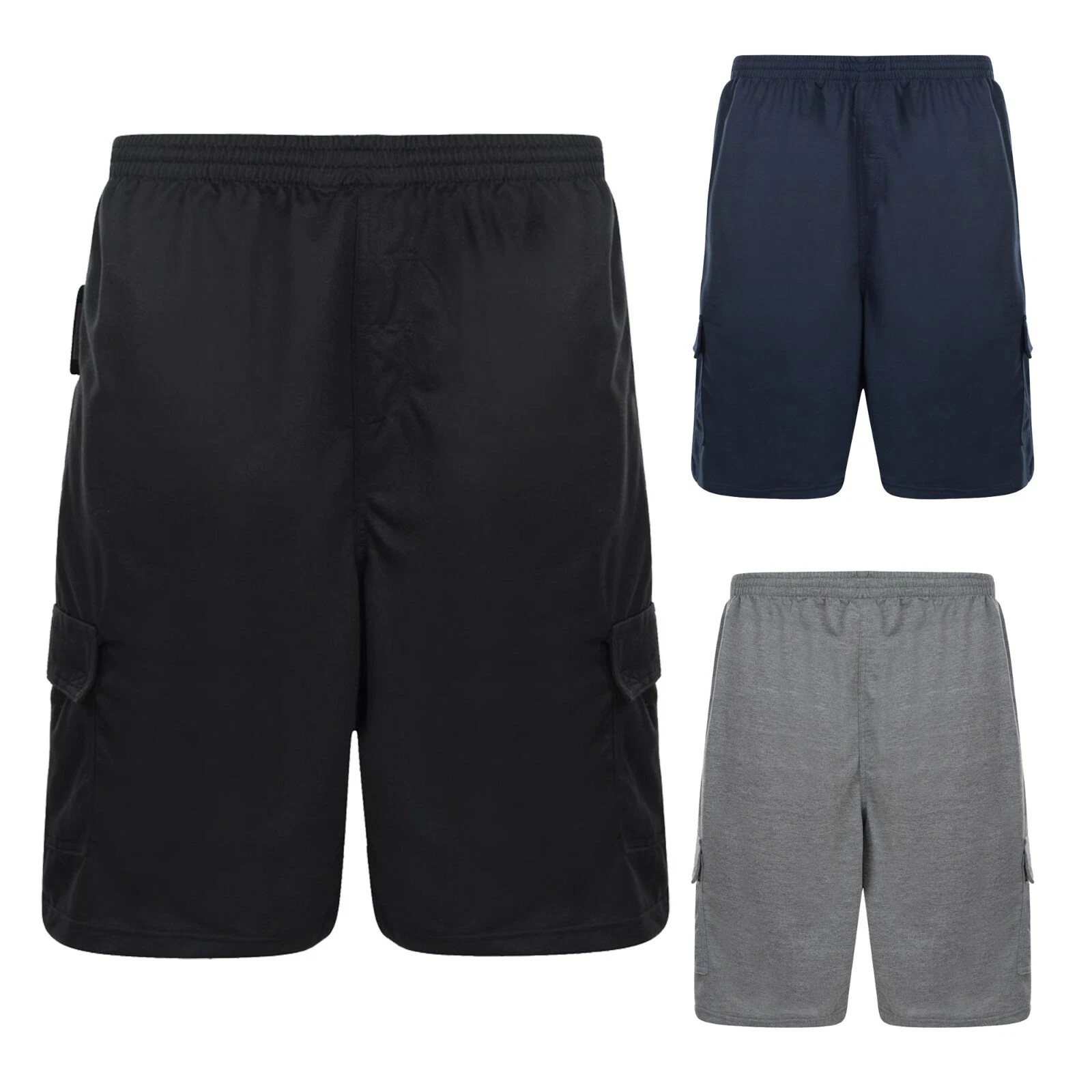 Kam Men's Elasticated Waist Cargo Shorts 2XL-3XL Regular Casual Summer Half Pant
Opens in a new wind