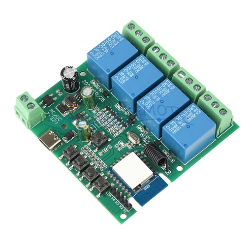4 Channel Relay Switch Module Tuya Smart WIFI Remote Control Relay 2.4GHz 433MHz - Bild 2 von 11