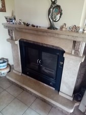 Termocamini CTM Italia Basic Plus 24/30 PORTE AD ANTINE Termocamino a legna TBSC