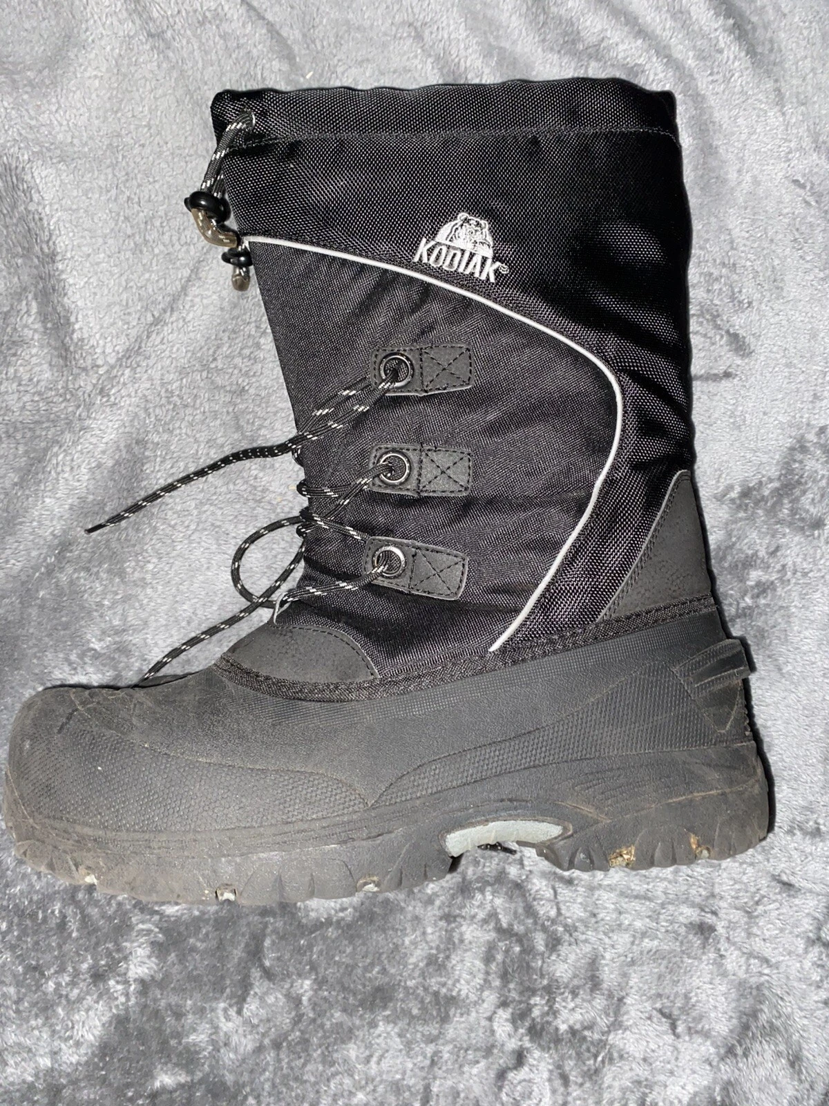 Kodiak Men's Bernon WATERPROOF INSULATED Size 11 Black Winter Snow Boots
