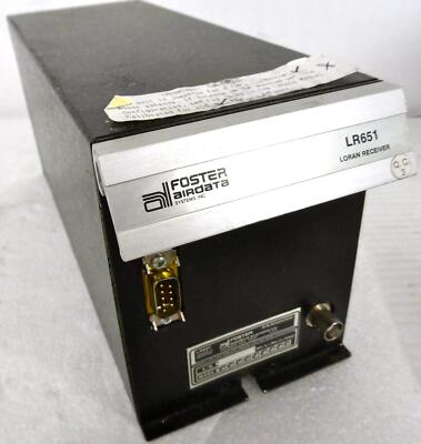 FOSTER AIRDATA 805D0500 LR651 LORAN RECEIVER, LORAN-C RECEIVER